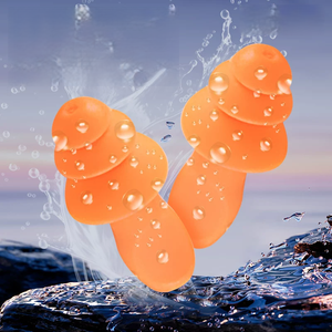 Bouchons d'oreilles en silicone de qualité alimentaire en gros avec boucle pour la main, doux, anti-bruit, protection auditive, réduction du bruit - Product Image 6