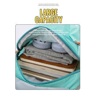 <span class=keywords><strong>Sac</strong></span> à dos de randonnée pour enfants en gros, multicolore, tendance, grande capacité, imperméable, fermeture éclair réglable - Product Image 5