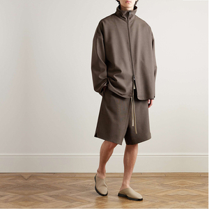 Chất Lượng Cao Tùy Chỉnh <span class=keywords><strong>100</strong></span> Len Quá Khổ Vải Mùa Thu Người Đàn Ông Quần Áo Logo Tư Nhân Nhà Máy Dây Kéo Người Đàn Ông Của Áo Khoác Cho Thương Hiệu Sang Trọng - Product Image 1