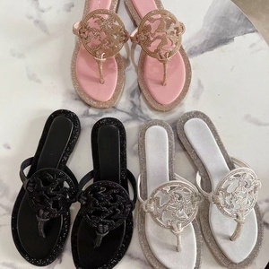 OEM Original Design Wholesale <strong>Summer</strong> Designer Rhinestone Open Toe Flip Flops <strong>Slippers</strong> <strong>for</strong> <strong>Women</strong> Shoes Casual Beach Flat Sandals - Product Image 1