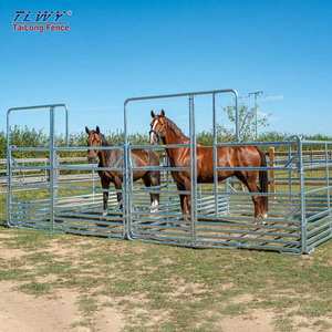 Paneles de valla galvanizados para caballos, 6 pies, 8 pies, 10 pies, 12 pies, tamaño personalizado, Panel de valla para rancho de caballos, valla de granja, caballo - Product Image 3