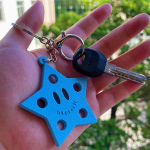 Llavero de Estrella Brillante en la Oscuridad, Colgante de PVC con Dibujos Animados, Cierre de Langosta para Mochilas, Llaves, Bolsos y Accesorios - Product Image 4