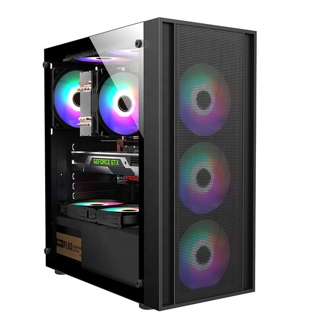 Lovingcool High Quality Computer case Best Buy for Gaming Computer 120mm Fans with 600w Psu Atx Motherboard case