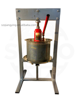 Kleine handmatige hydraulische sapcentrifuge, huishoudelijke druivenwijn-sapcentrifuge voor het maken van honing- en fruitsap