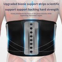 Ceinture de massage électrique chauffante pour le traitement du nerf sciatique, soulagement de la douleur, vibration, masseur lombaire et dorsal