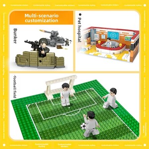 Figuras Personalizadas, Pedido Mínimo <span class=keywords><strong>de</strong></span> 5000 Unidades, Minifiguras <span class=keywords><strong>de</strong></span> Plástico ABS Compatibles, Bloques <span class=keywords><strong>de</strong></span> Construcción <span class=keywords><strong>de</strong></span> Partículas Pequeñas, Articulaciones Móviles - Product Image 4