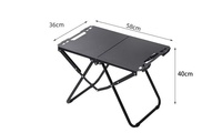Table pliable tactique de camping moderne en plein air usine IGT ensemble complet cuisine légère portable plage aluminium métal