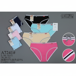 Haute qualité femme Triangle Calzon de Mujer pantalon de sécurité mince Boyshort plaine teint mi-hauteur Logo entrejambe XL taille ODM approvisionnement - Product Image 1