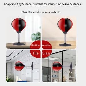 Sac de frappe de bureau en PU, sac de <span class=keywords><strong>boxe</strong></span> gonflable, balles de vitesse, anti-stress avec ventouse pour bureau, table et comptoirs – Offre Spéciale - Product Image 6