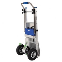 Escalier électrique en aluminium Escalier Chariot à main pliable avec structure de plate-forme Support personnalisable OEM