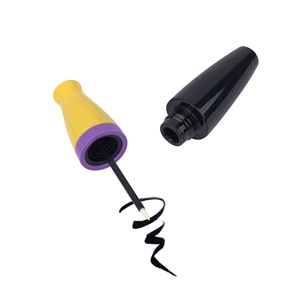 Tube de mascara de maquillage rond petit tube d'eye-liner de graisse avec pointe de brosse en <span class=keywords><strong>feutre</strong></span> personnaliser les matériaux d'emballage de <span class=keywords><strong>sourcil</strong></span> de tube de cils de couleur - Product Image 4