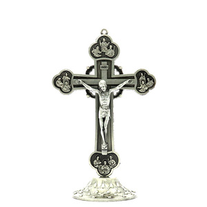 Ornamen Suci Salib Agama Katolik 15*9Cm Patung Yesus Salib Kerajinan Eith Figur Figur Dasar - Product Image 4