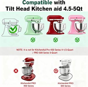Glissière <span class=keywords><strong>de</strong></span> mixeur en bambou compatible avec les batteurs sur socle inclinable KitchenAid <span class=keywords><strong>de</strong></span> 4,5 à 5 pintes, accessoires <span class=keywords><strong>de</strong></span> tapis coulissant pour appareils électroménagers KitchenAid - Product Image 6