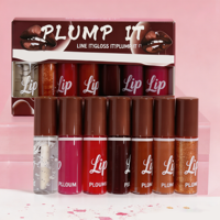 Lot de 6 brillants à lèvres liquides ultra-brillants, repulpants, hydratants et longue tenue – Kit de rouges à lèvres en gros avec logo personnalisé et marque privée