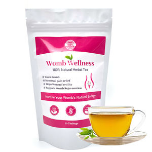 Approche holistique du thé de désintoxication de l'utérus à base de plantes naturelles pour soulager les douleurs menstruelles, nettoyer le bien-être et guérir en sachets de thé de style sachet - Product Image 3