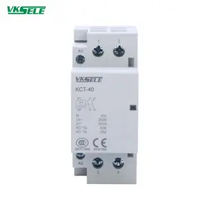 Contactor magnético eléctrico de 24V, contactor de CC de funcionamiento automático, contactor magnético, 2P, 2 V