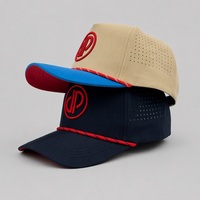 Gorra de Golf Transpirable con Visera Curva, Estructurada, Ligera, Perforada con Láser, Ajustable, para Correr y Deportes
