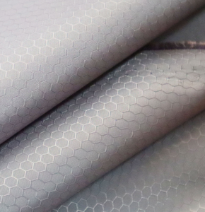 210D Imperméable PU Revêtement 3mm Football Grille <span class=keywords><strong>Nid</strong></span> <span class=keywords><strong>D</strong></span>'<span class=keywords><strong>abeille</strong></span> Grille <span class=keywords><strong>Gris</strong></span> Bagages Oxford Tissu Tissu - Product Image 3