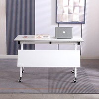 Tables de formation pliantes, tables de conférence modulables, bureaux de bureau mobiles, tables de réunion à plateau rabattable - Design moderne et minimaliste