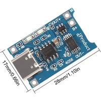 10 Piezas de Placa de Carga para Batería de Litio 18650 de 5V 1A, Módulo de Carga TP4056 Mini/Micro USB Tipo C con Protección, Fabricación OEM en China