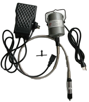 Machine à polir électrique portable 600W, moteur suspendu pour bijoux / meuleuse à arbre flexible avec vitesse variable, axe en acier inoxydable