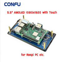 Écran tactile TFT FHD 5,5 pouces 1080x1920, moniteur, module portable Raspberry Pi Raspi SBC, carte AD