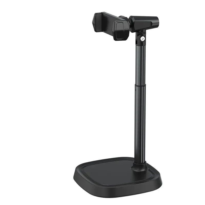 Hot selling new T8 live streaming stand 360 rotating desktop phone stand adjustable aluminum alloy phone stand