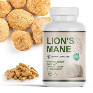<span class=keywords><strong>Capsules</strong></span> d'extrait de crinière de lion en marque privée OEM, supplément vitaminique pour adultes - Product Image 1