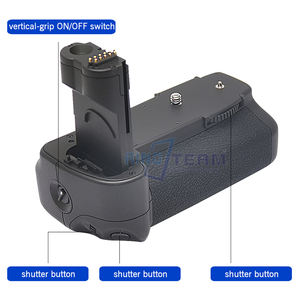 Poignée de batterie verticale BG-40D pour appareil photo <span class=keywords><strong>Canon</strong></span> EOS <span class=keywords><strong>50D</strong></span> 40D 20D 30D Remplace BG-E2N BG-E2 Meike MK-40D avec batterie BP-511A - Product Image 6