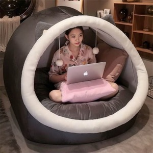 Cama para Gatos Gigante Tipo Caseta Humana, Sofá Perezoso, Cama para Dormir, Diseño de Dibujos Animados, Popular para Adultos, Proveedor OEM ODM, Sofá Personalizable para Mascotas - Product Image 4
