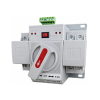 Automatischer Transferschalter Dual-Power ATS 2P 3P 4P 63A 100A 125A AC 220V 380V Manueller Automatischer Umschalter