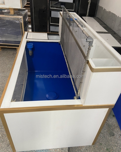 Mistech Fabriek-Directe Op Maat Gemaakte Moderne Milieuvriendelijke Pp + Glazen Visvijvers Buiten/Binnen Aquaria Rotstuin Gebogen Vormen Tuinen - Product Image 4