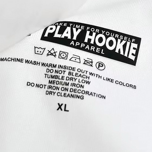 Etiquetas de transferencia de calor personalizadas Youcai, rectangulares, de PET, con instrucciones de lavado, etiquetas de tamaño para ropa, prendas de vestir y textiles para el hogar. - Product Image 3