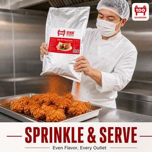 ผงปรุงรสชีสผสมสำหรับโรยไก่ทอด เฟรนช์ฟรายส์ ขนมขบเคี้ยว บรรจุ 25 กก. สำหรับธุรกิจอาหาร - Product Image 5