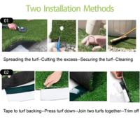 Césped Artificial Económico de 6mm-15mm, Césped de Bajo Costo para Paisajismo Básico, Cobertura de Suelo para Jardín