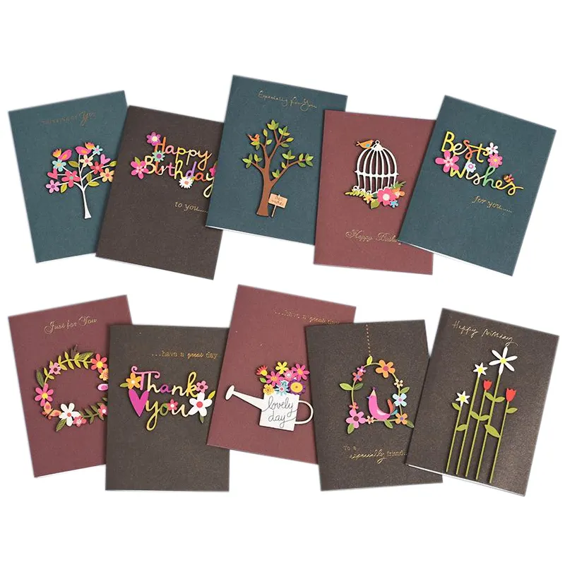 พรีเมี่ยมคุณภาพ Amazon Choice Handmade Creative Gift Card การ์ดวันเกิด