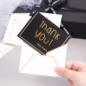 Grazie per i migliori <span class=keywords><strong>auguri</strong></span> di carta con messaggio regalo pieghevole decorazione fai da te biglietto di <span class=keywords><strong>auguri</strong></span> per le vacanze biglietto d'invito a nozze - Product Image 4