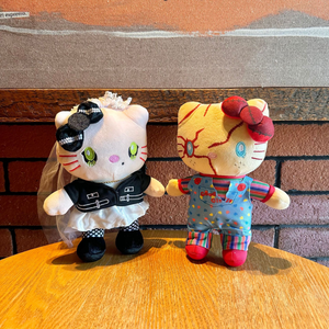 Muñeco de Peluche HorrorKitty de Halloween <span class=keywords><strong>Estilo</strong></span> Película, Llavero Creativo de Peluche, Adorno para Mochila en Varios Tamaños - Product Image 1