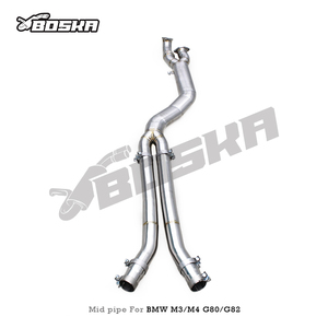 ท่อไอเสียตรงรุ่น Z Style Midpipe สำหรับ BMW M2 G87 M3/M4 G80/G82 S58 3.0T ปี 2021-2024 ความหนา 1.5 มม. รุ่นใหม่ สแตนเลสสตีล - Product Image 5