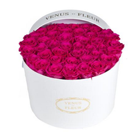 Boîte-cadeau de vraies fleurs de Rose fraîches conservées pour la saint-valentin, anniversaire, fête des mères, roses éternelles