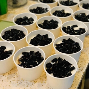 Organic Herbal Extract Black Grass <b>Jelly</b> Powder Easy to Cook Traditional Asian Dessert <b>Pudding</b> Mix Food Grade - Product Image 1