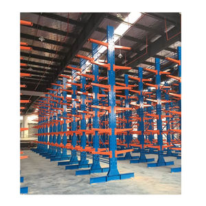 भारी शुल्क कैंटिलीवर के लिए डबल पक्षीय गैल्वेनाइजिंग वेयरहाउस कैंटिलीवर रैक भंडारण रैक - Product Image 1