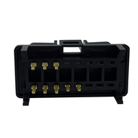 Lecteur de code d'usine de connecteur de prise OBD2 OBDII OBD 12V 24V noir personnalisé