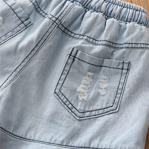 Fabricant de vêtements chinois, fournisseur de produits les plus vendus, nouveaux modèles de shorts en jean pour filles - Product Image 4
