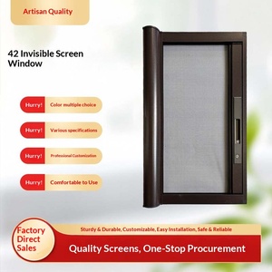 Ventana Enrollable Retráctil Personalizada con Marco de Aluminio, Malla de Acero Inoxidable 304, Diseño Moderno con Cierre Vertical - Product Image 2