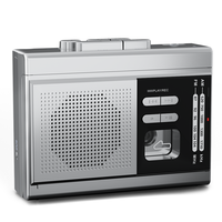 Support carte SD AM FM Retro Portable Cassette Player Small Cassette Tape To MP3 Converter Walkman Am Fm Radio Cassette Recorder