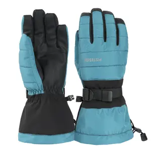 Sarung tangan Ski kualitas tinggi, sarung tangan olahraga musim dingin, sarung tangan salju tahan air, sarung tangan layar sentuh dengan manset panjang