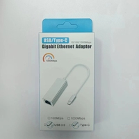 Vente directe d'usine, adaptateur Ethernet filaire externe pour ordinateur portable en alliage d'aluminium, version USB 2.0 10/100 Mbps, en stock