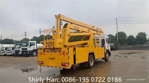 DONGFENG 26m Plataforma aérea Camión elevador de cubo de pluma plegable hidráulica Camión de gran altitud - Product Image 3