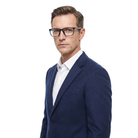 Nuevas llegadas al por mayor gafas retro cuadradas anti luz azul ópticas de moda para ordenador montura de gafas TR90